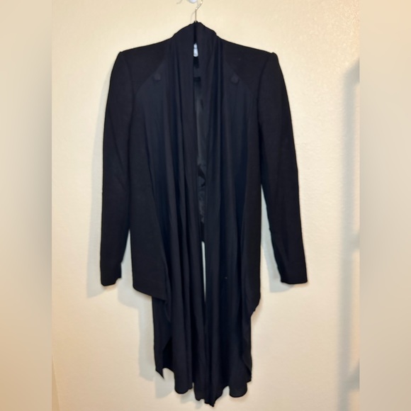 Helmut Lang Open Front Wool Blazer Cardigan - Picture 3 of 7